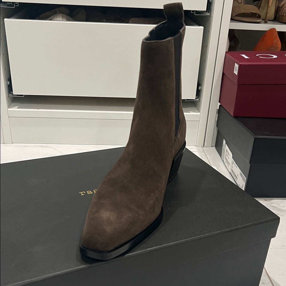rag & bone Brown Suede Ankle Boots